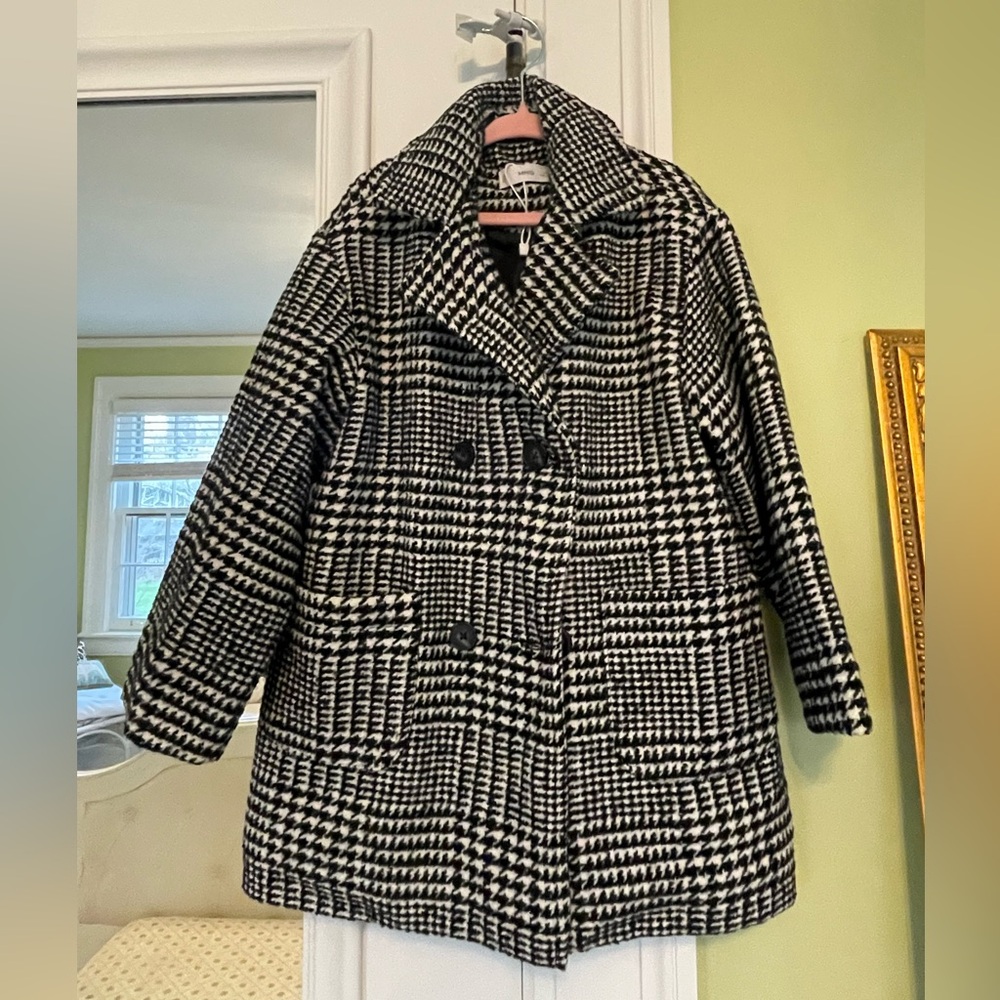 Mango kids jacket in size 6 houndstooth